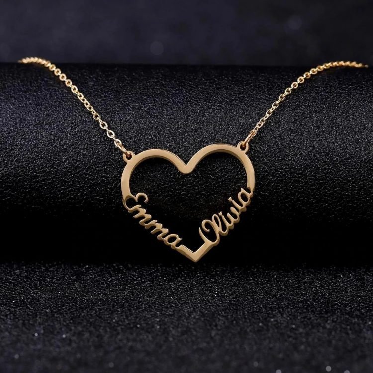 Couple Heart Necklace