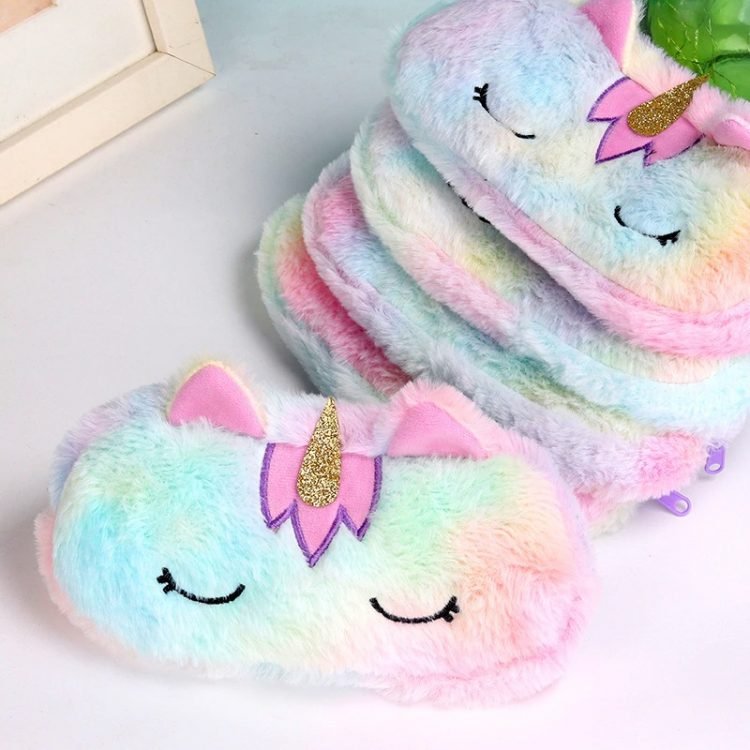cute cartoon plush pencil case